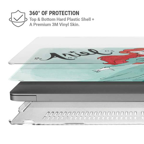 Disney Princess Ariel MacBook Pro 16in (2021-25) Case plus Skin