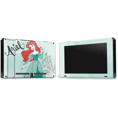 Disney Princess Ariel Art Nintendo Switch Bundle Skin