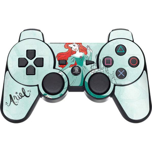 Disney Princess Ariel Art PS3 Dual Shock wireless controller Skin