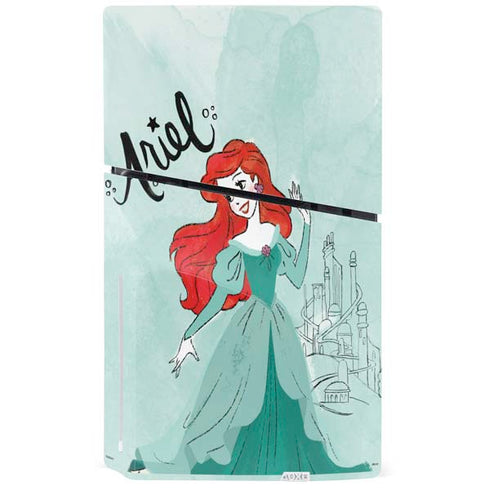 Disney Princess Ariel PS5 Slim Disk Bundle Skin