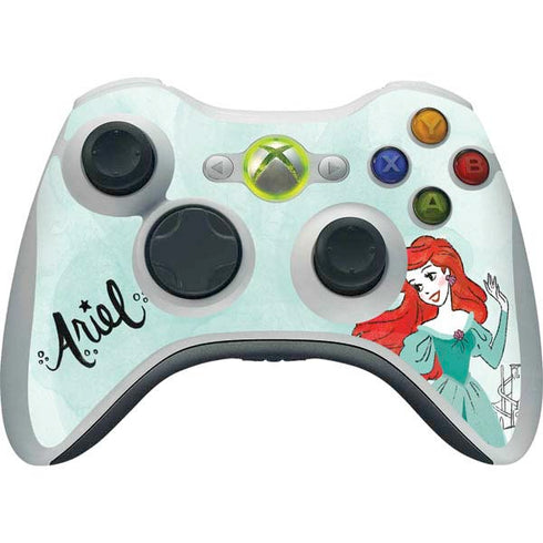 Disney Princess Ariel Art Xbox 360 Wireless Controller Skin