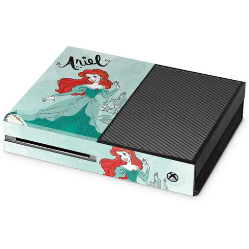 Disney Princess Ariel Art Xbox One Console Skin