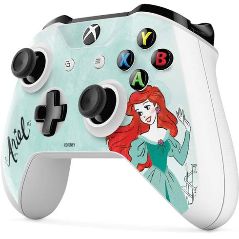 Disney Princess Ariel Art Xbox One S All-Digital Edition Bundle Skin