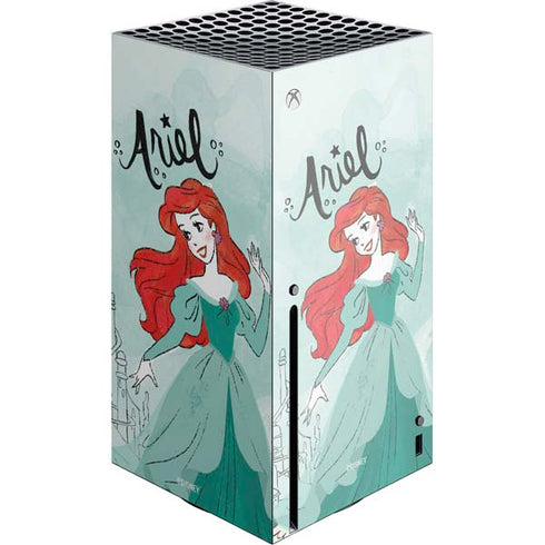 Disney Princess Ariel Art Xbox Series X Console Skin