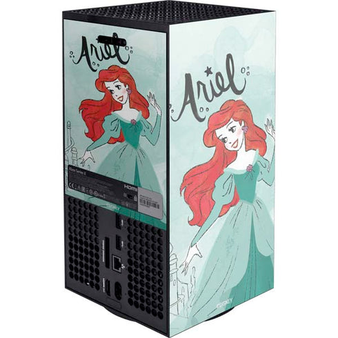 Disney Princess Ariel Art Xbox Series X Console Skin