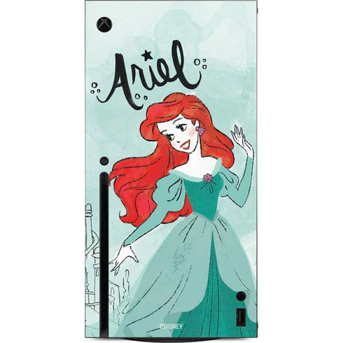 Disney Princess Ariel Art Xbox Series X Console Skin