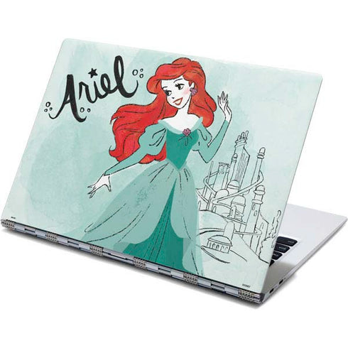 Disney Princess Ariel Art Yoga 910 2-in-1 14in Touch-Screen Skin