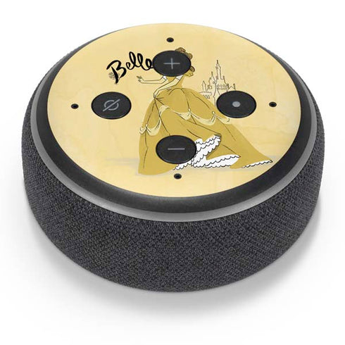 Disney Princess Belle Art Amazon Echo Dot Skin