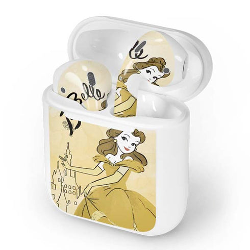 Disney Princess Belle Art Apple AirPods Skin