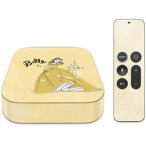 Disney Princess Belle Art Apple TV Skin