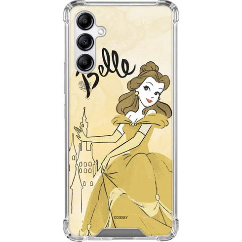 Disney Princess Belle Art Galaxy A15 5G Clear Case