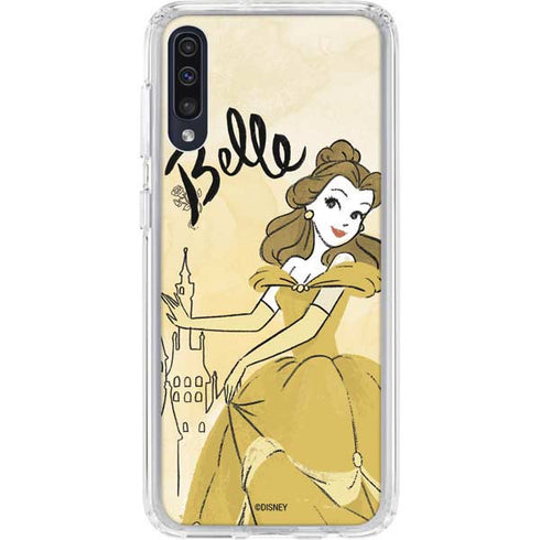 Disney Princess Belle Art Galaxy A50 Clear Case