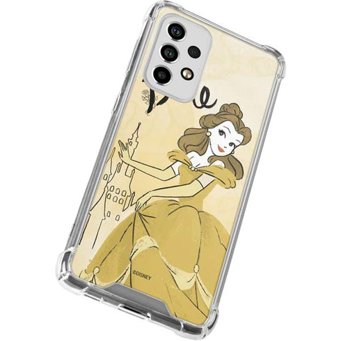Disney Princess Belle Art Galaxy A53 5G Clear Case