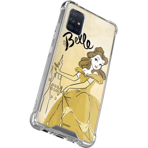 Disney Princess Belle Art Galaxy A71 5G Clear Case