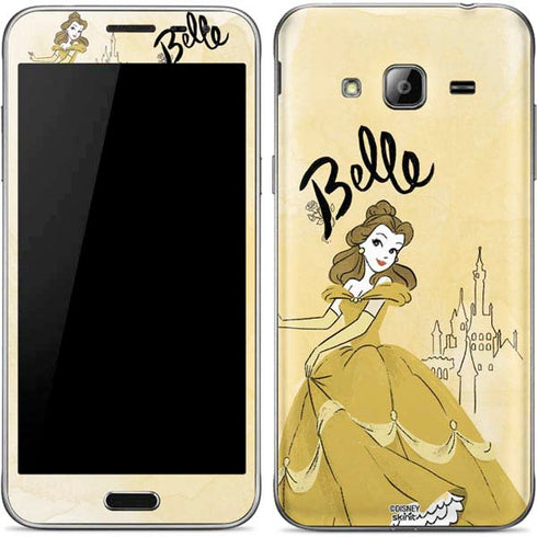 Disney Princess Belle Art Galaxy J3 Skin