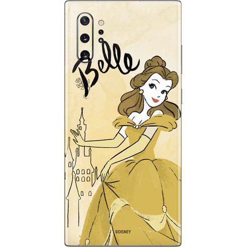Disney Princess Belle Art Galaxy Note 10 Plus Skin