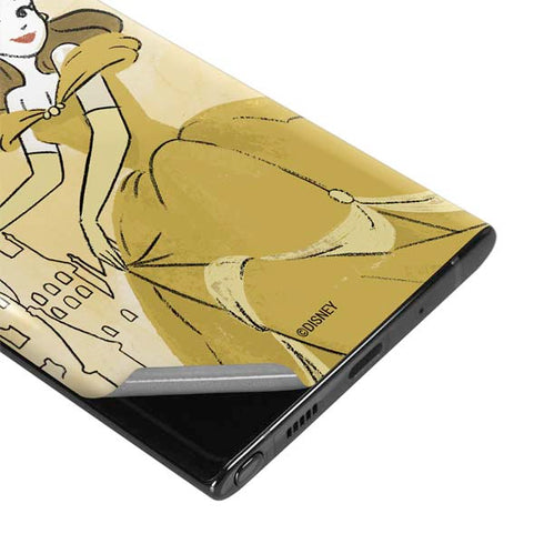 Disney Princess Belle Art Galaxy Note 10 Plus Skin