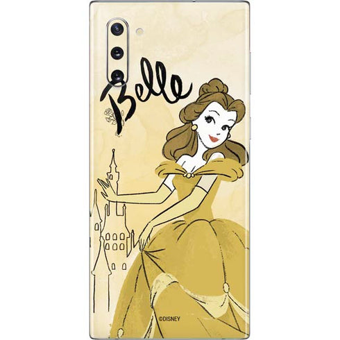 Disney Princess Belle Art Galaxy Note 10 Skin