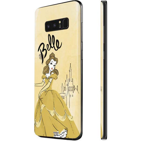 Disney Princess Belle Art Galaxy Note 8 Skin
