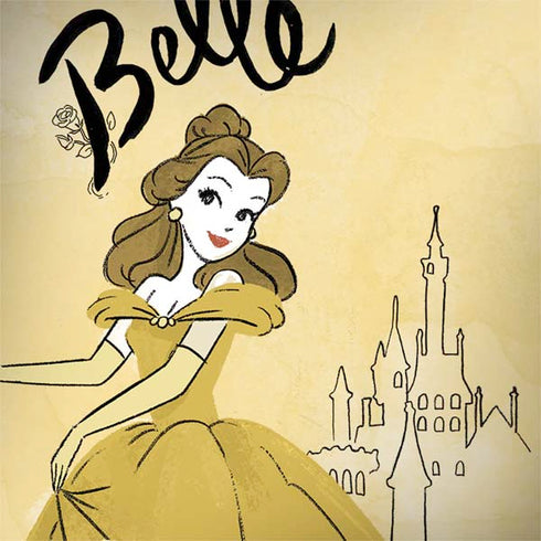 Disney Princess Belle Art Galaxy Note 8 Skin