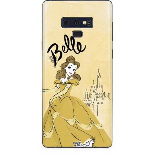 Disney Princess Belle Art Galaxy Note 9 Skin