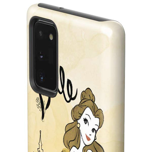 Disney Princess Belle Art Galaxy Note20 5G Pro Case