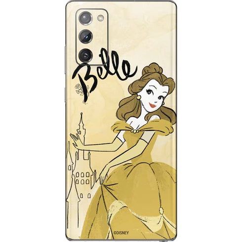 Disney Princess Belle Art Galaxy Note20 5G Skin