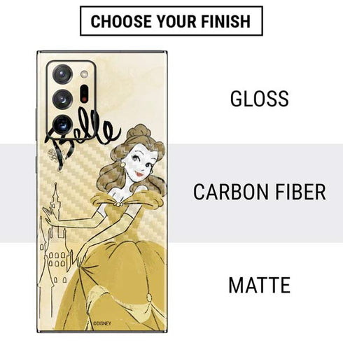 Disney Princess Belle Art Galaxy Note20 Ultra 5G Skin