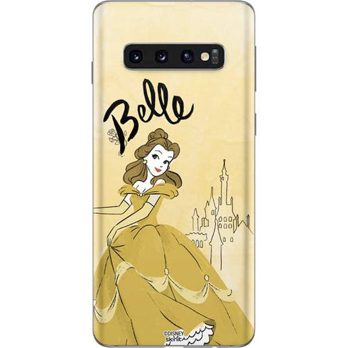 Disney Princess Belle Art Galaxy S10 Skin