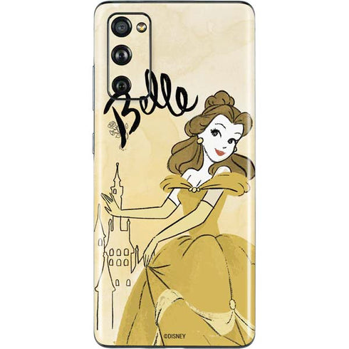 Disney Princess Belle Art Galaxy S20 Fan Edition Skin