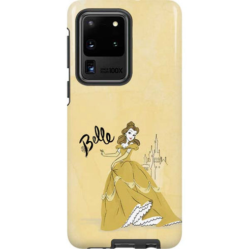 Disney Princess Belle Art Galaxy S20 Ultra 5G Pro Case