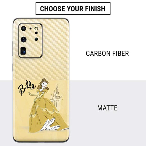 Disney Princess Belle Art Galaxy S20 Ultra 5G Skin
