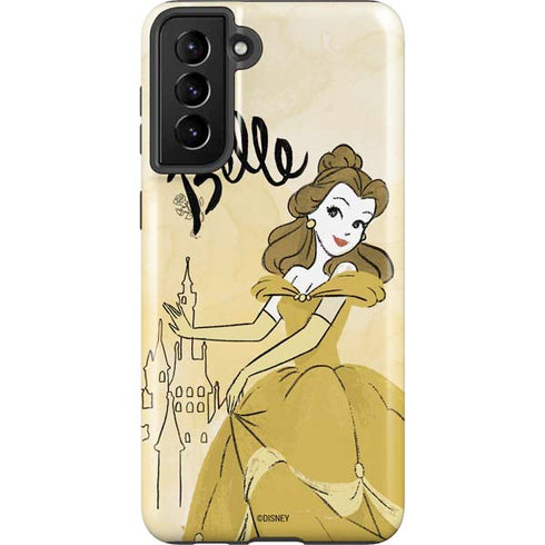 Disney Princess Belle Art Galaxy S21 FE Pro Case