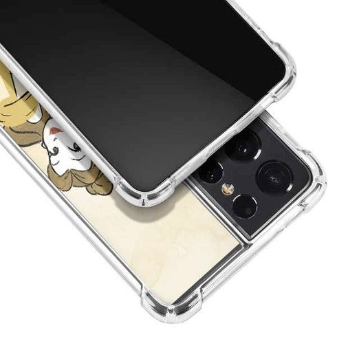 Disney Princess Belle Art Galaxy S21 Ultra 5G Clear Case