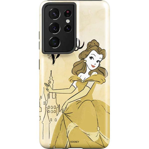 Disney Princess Belle Art Galaxy S21 Ultra 5G Pro Case