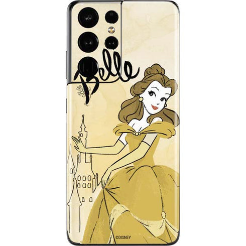 Disney Princess Belle Art Galaxy S21 Ultra 5G Skin