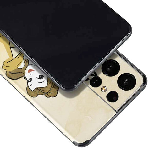 Disney Princess Belle Art Galaxy S21 Ultra 5G Skin