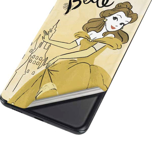 Disney Princess Belle Art Galaxy S21 Ultra 5G Skin