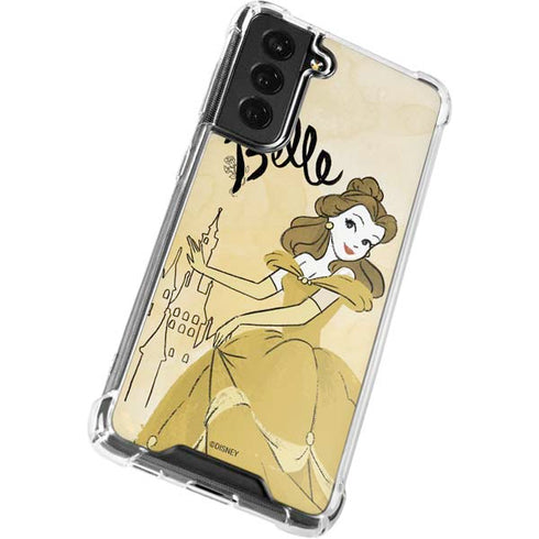 Disney Princess Belle Art Galaxy S22 Plus Clear Case