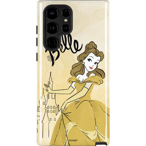 Disney Princess Belle Art Galaxy S22 Ultra Pro Case