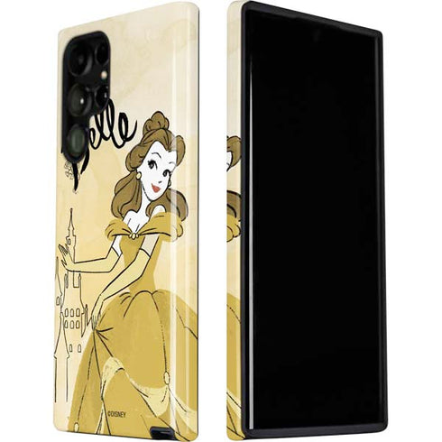 Disney Princess Belle Art Galaxy S22 Ultra Pro Case
