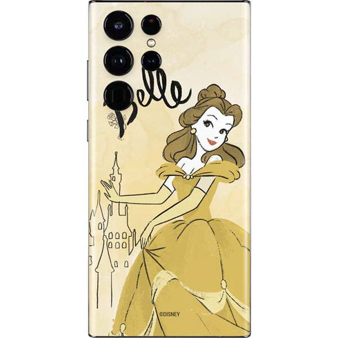 Disney Princess Belle Art Galaxy S22 Ultra Skin