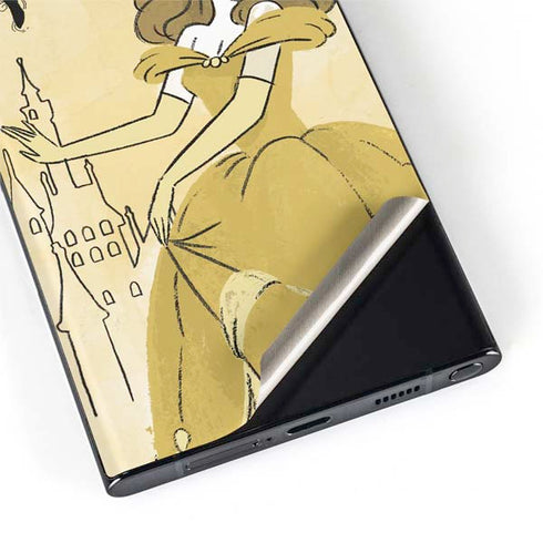 Disney Princess Belle Art Galaxy S22 Ultra Skin