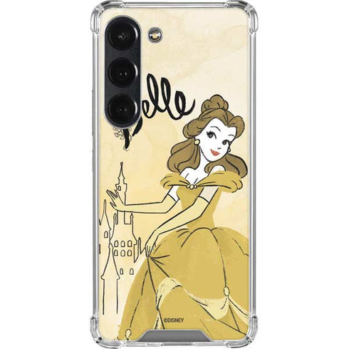 Disney Princess Belle Art Galaxy S23 Clear Case