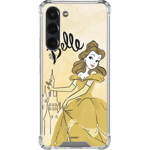 Disney Princess Belle Art Galaxy S23 Plus Clear Case