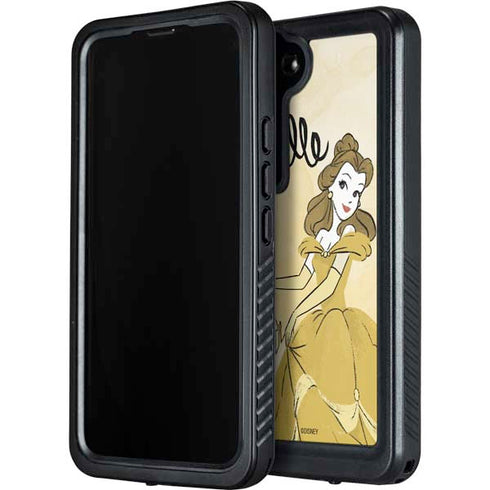 Disney Princess Belle Art Galaxy S23 Waterproof Case