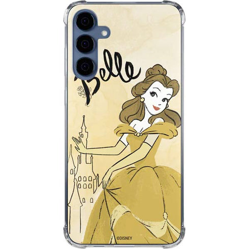 Disney Princess Belle Art Galaxy S24 Clear Case