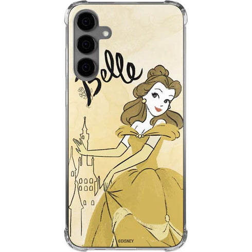 Disney Princess Belle Art Galaxy S24 Plus Clear Case