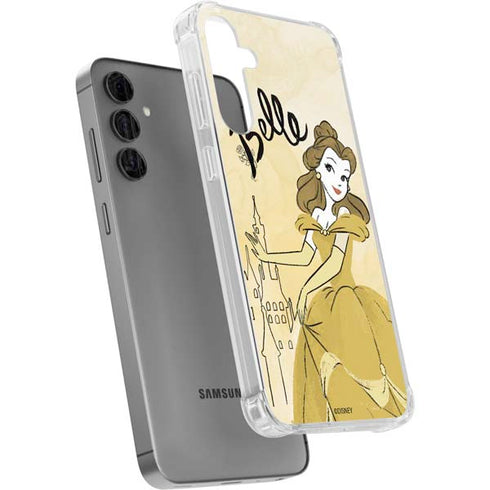 Disney Princess Belle Art Galaxy S24 Plus Clear Case