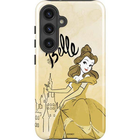 Disney Princess Belle Art Galaxy S24 Plus Impact Case